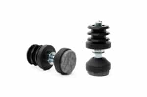 Stoelpoot verhoger met vilt - 3 cm - Ronde poot