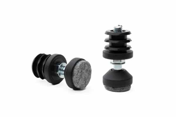 Stoelpoot verhoger met vilt - 3 cm - Ronde poot
