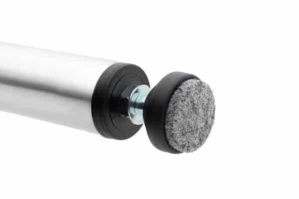 Stoelpoot verhoger met vilt - 3 cm - Ronde poot - aan de poot