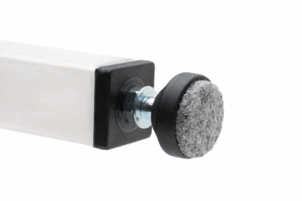 Stoelpoot verhoger met vilt - 3 cm - Vierkante poot - aan de poot