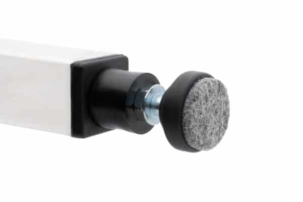 Stoelpoot verhoger met vilt - 4,5cm - Vierkante poot - aan de poot