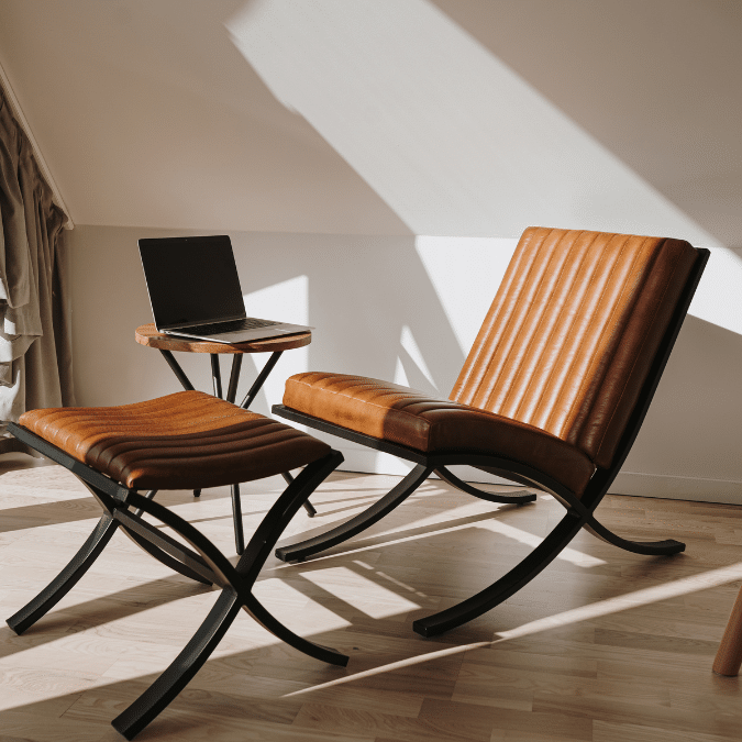 Leren stoelen schoonmaken