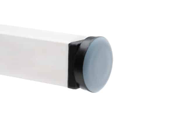 Teflon dop met schroefdraad aan poot